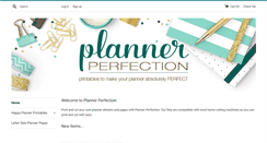 Desktop Screenshot of plannerperfection.com