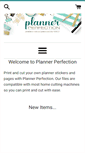 Mobile Screenshot of plannerperfection.com